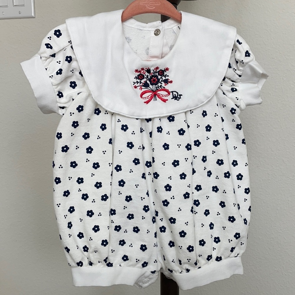 Baby Dior bubble romper